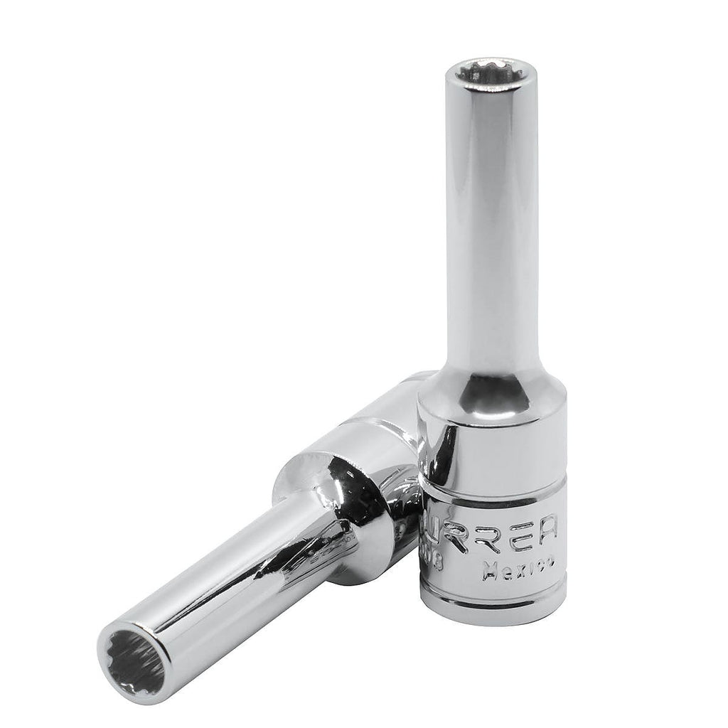 Dado Cuadro 3/8”x8 mm Largo 6 Puntas