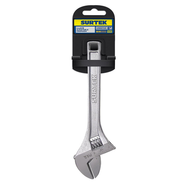 Llave Ajustable 6” Cromada - U1 506