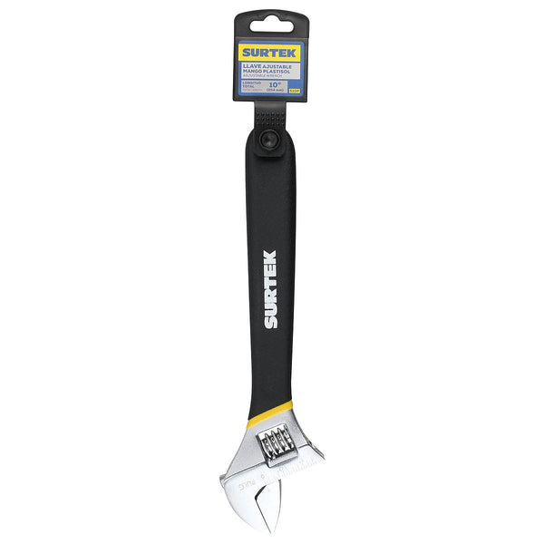 Llave Ajustable 10” Satinada con Grip