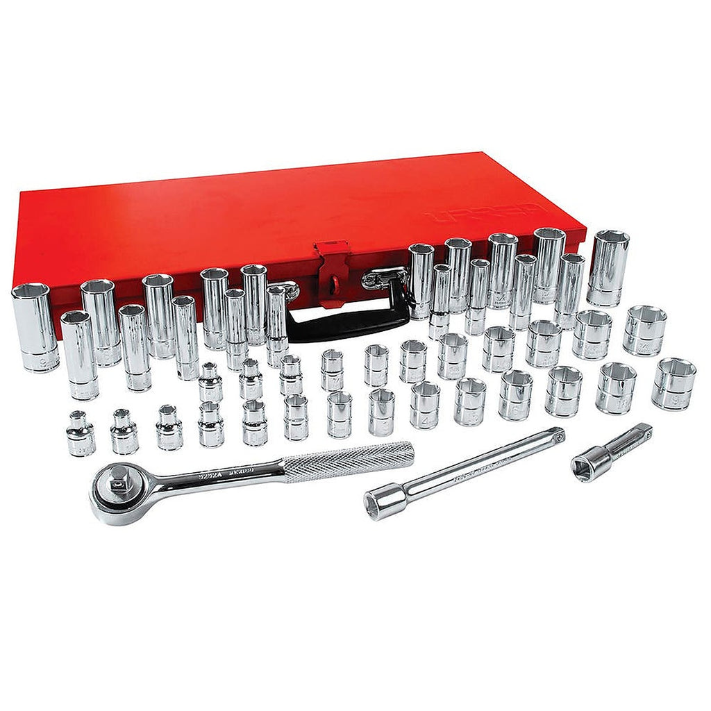 Juego Dados Cuadro 3/8” Corto y Largo, Std y mm 6 Puntas y Accesorios