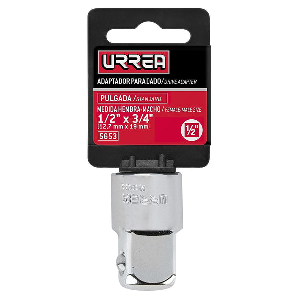 Adaptador 1/2” Hembra a 3/4” Macho para Dado Cuadro 1/2” - U1 5653