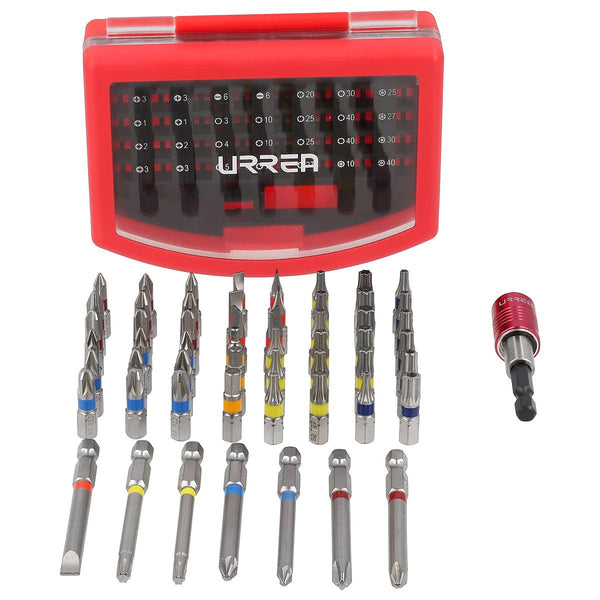 Juego de Puntas Combinadas Hex, Pozidrive, Phillips, Plana, Torx + Sujetador Magnético