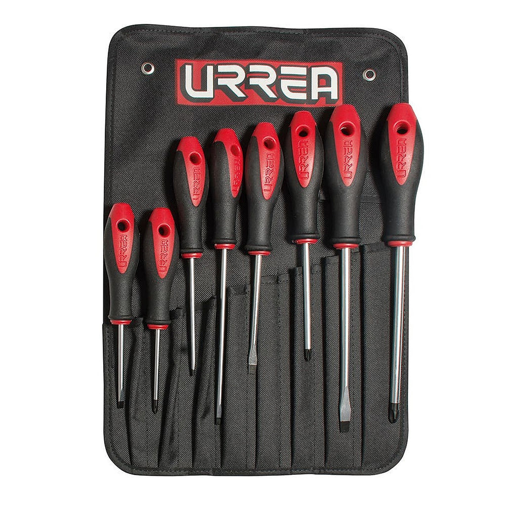 Juego de 8 Destornilladores Bimaterial Combinado