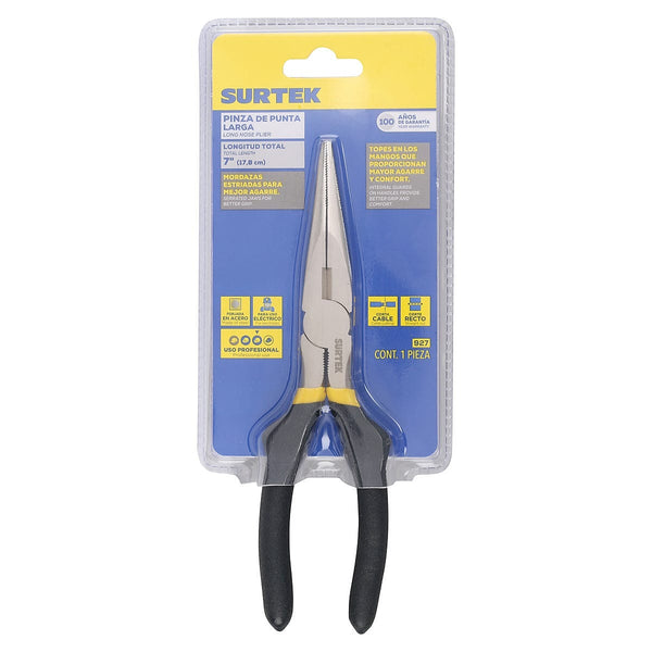 Pinza para Electricista 7” de Punta Larga Corte Lateral - U1 927