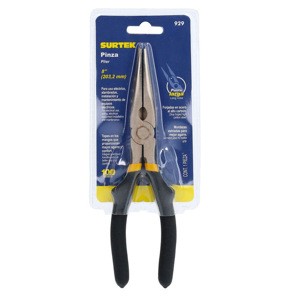 Pinza para Electricista 8” de Punta Larga Corte Lateral - U1 929