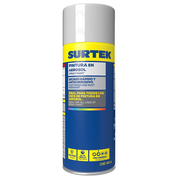 Pintura en Aerosol 400 ml Negro Satinado - U1 AES402