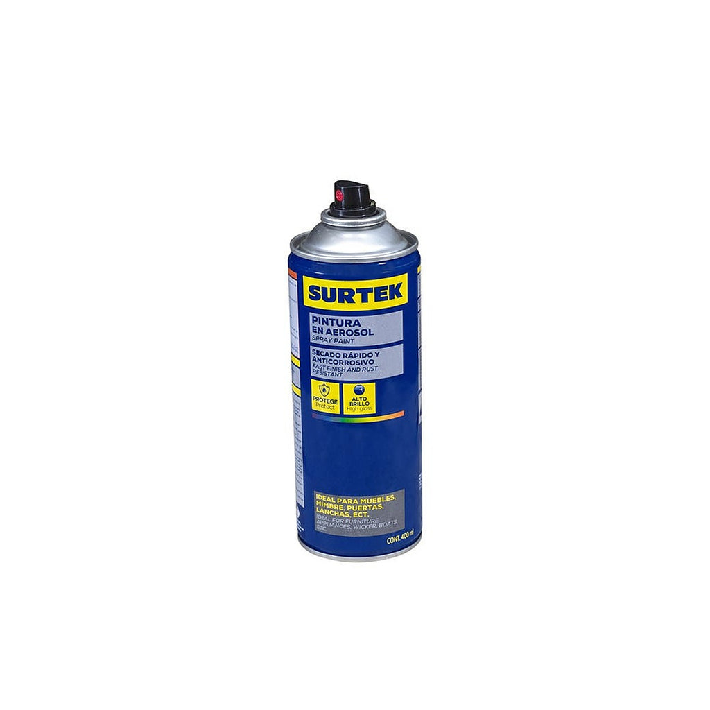 Pintura en Aerosol 400 ml Negro Mate - U1 AES403