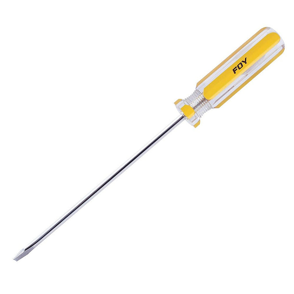 Desarmador Plano 5/16”x6” de PVC Amarillo/transparente