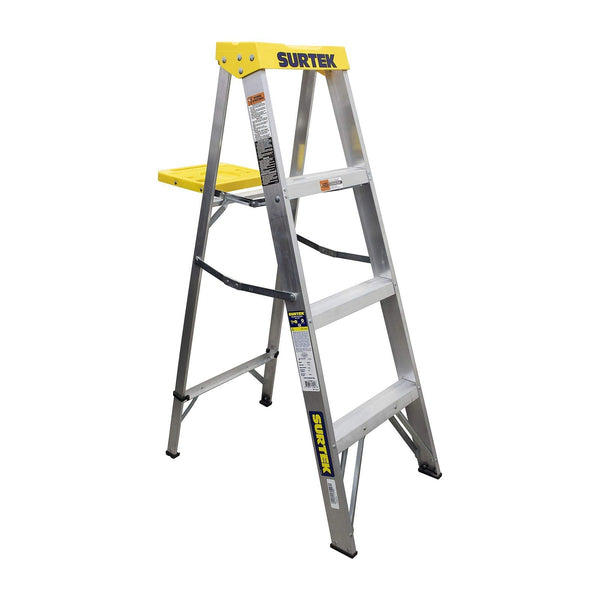 Escalera Tijera de Aluminio 3 Escalones 1.21 mt Tipo III