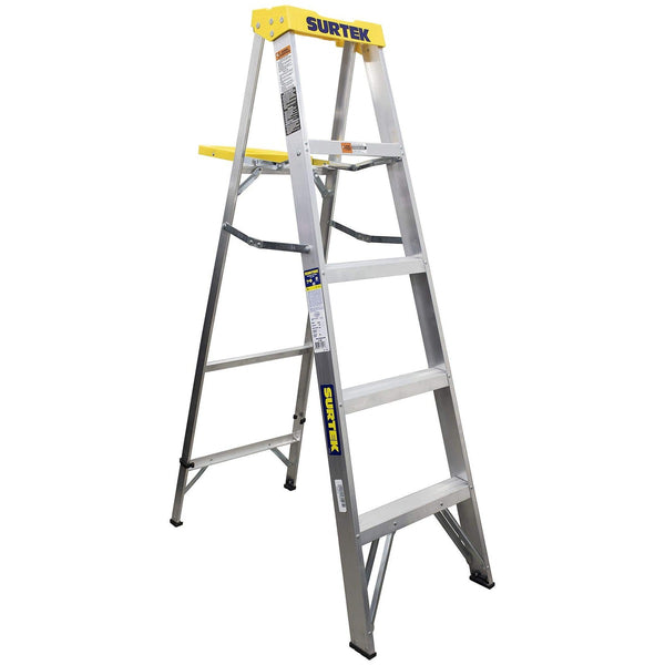 Escalera Tijera de Aluminio 4 Escalones 1.54 mt Tipo III