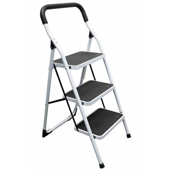 Escalera Tipo Taburete de Acero 3 Escalones