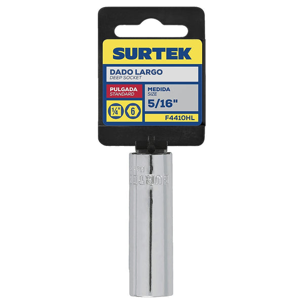 Dado Cuadro 1/4”x5/16” Largo 6 Puntas