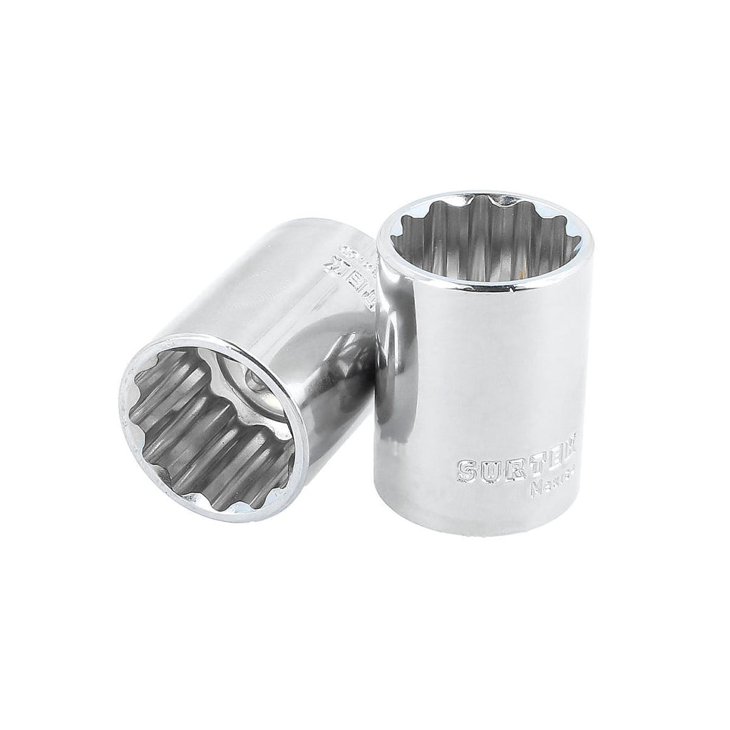 Dado Cuadro 3/8”x1/2” Corto 12 Puntas