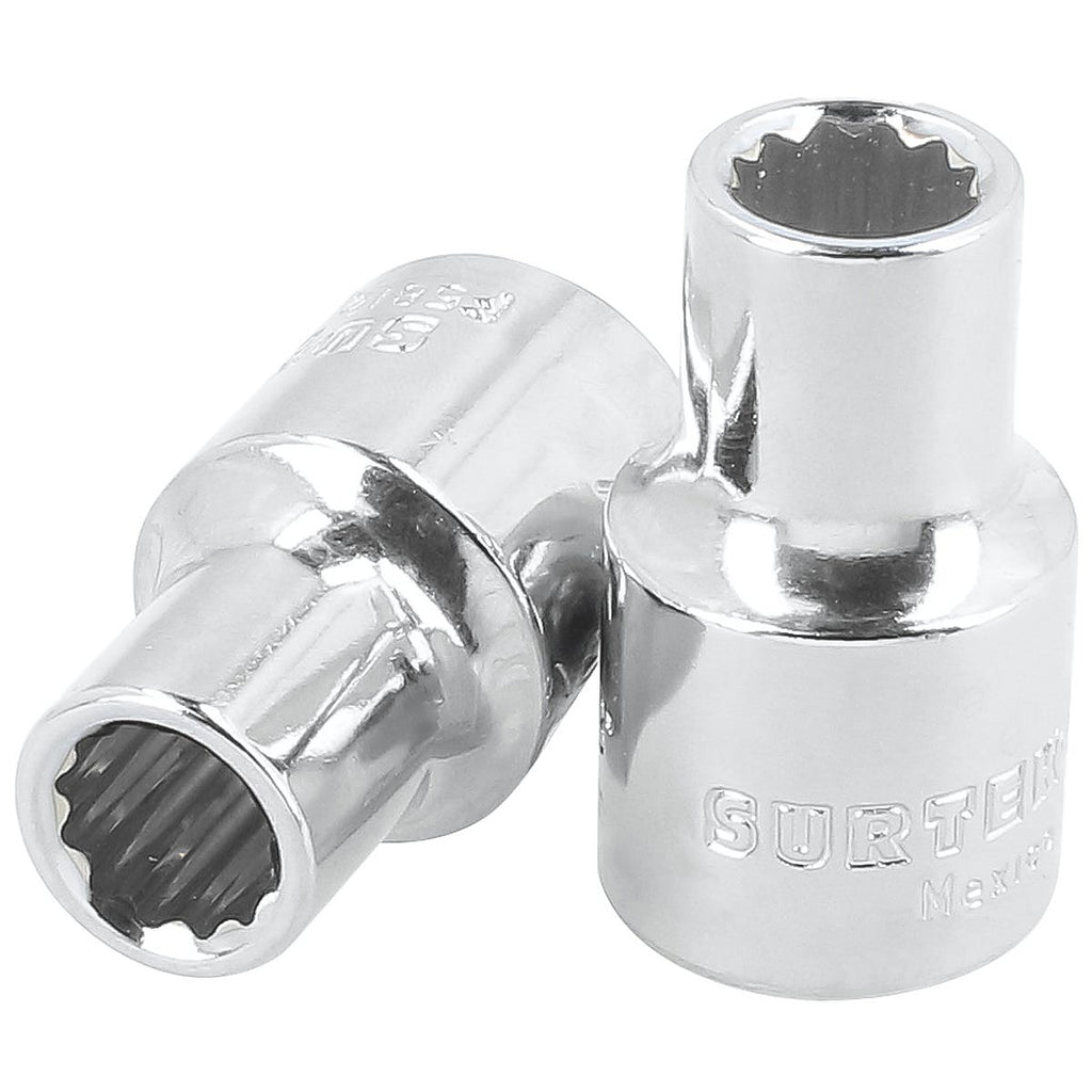 Dado Cuadro 1/2”x13 mm Corto 12 Puntas