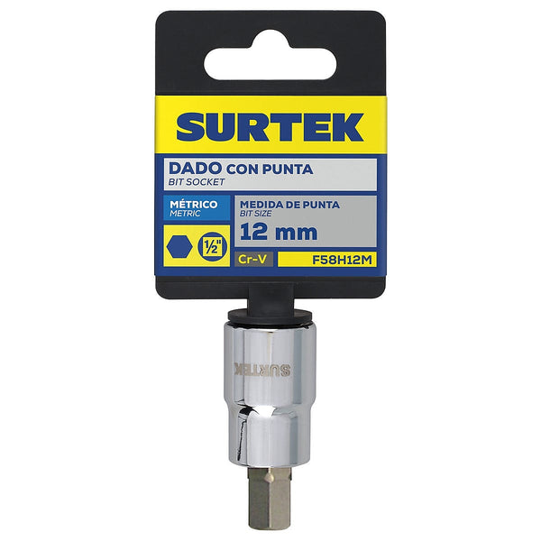 Dado Punta Hexagonal SURTEK U1 F58H12M