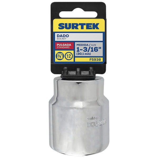 Dado Cuadro 3/4”x1.3/16” Corto 12 Puntas