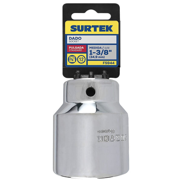Dado Cuadro 3/4”x1.3/8” Corto 12 Puntas
