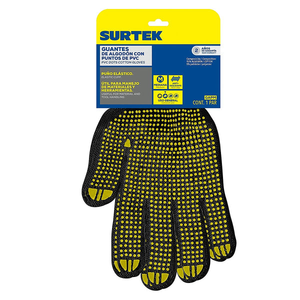 Guantes de Algodón con PVC SURTEK U1 GAPM