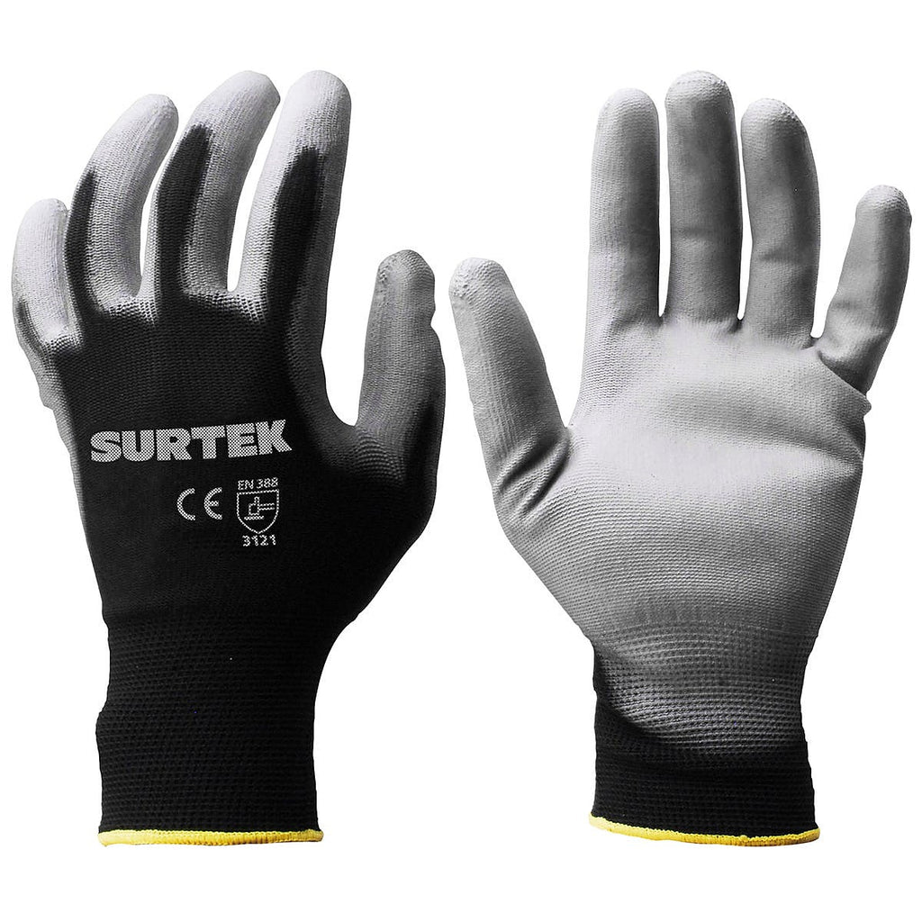 Guantes de Nylon con Poliuretano SURTEK U1 GNPM