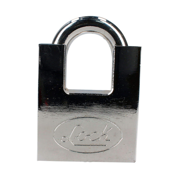Candado de Acero 60 mm Gancho Protegido Llave Discos Antipalanca
