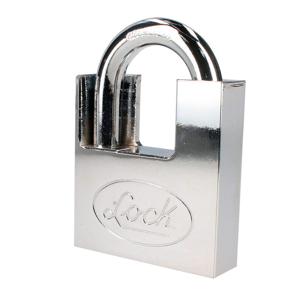 Candado de Acero 70 mm Gancho Protegido Llave Discos Antipalanca