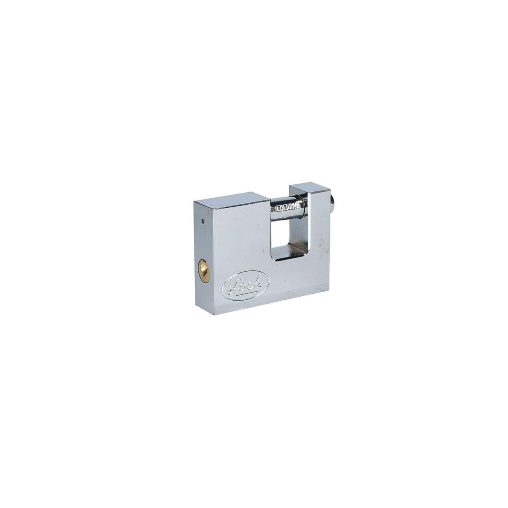 Candado para Cortina de Hierro 70 mm Cromo Satinado