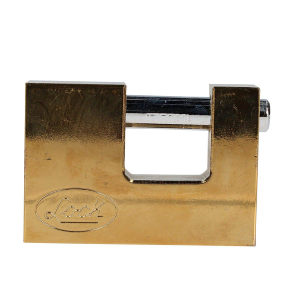 Candado para Cortina de Hierro 70 mm Latón Brillante