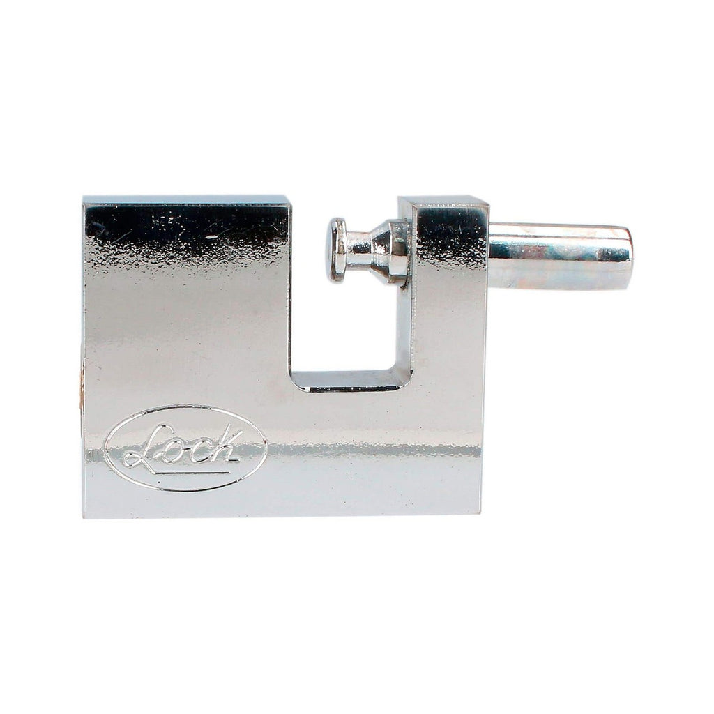 Candado para Cortina de Hierro 70 mm Cromo Satinado Llave Tetra