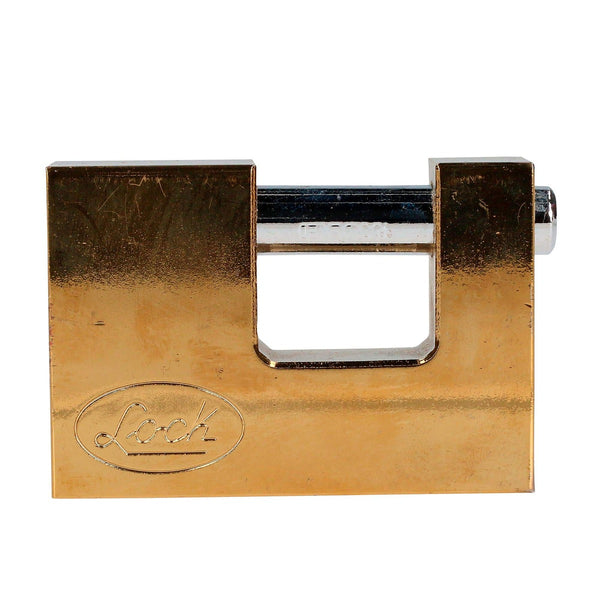 Candado para Cortina de Hierro 80 mm Latón Brillante