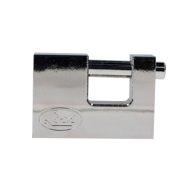 Candado para Cortina de Hierro 80 mm Cromo Satinado Llave Tetra
