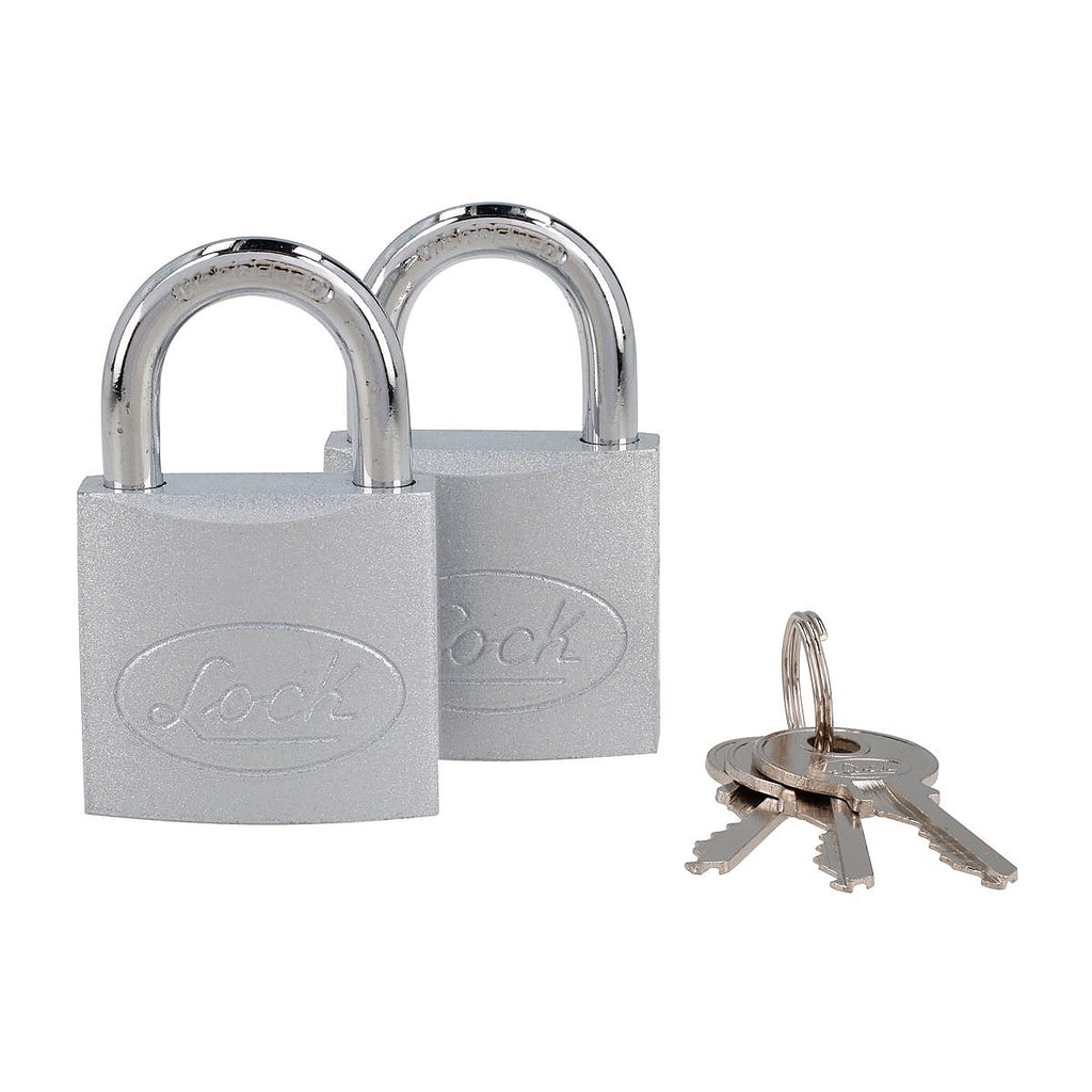 Juego de Candados de Acero 38 mm Gancho Corto Misma Llave - U1 L22S382