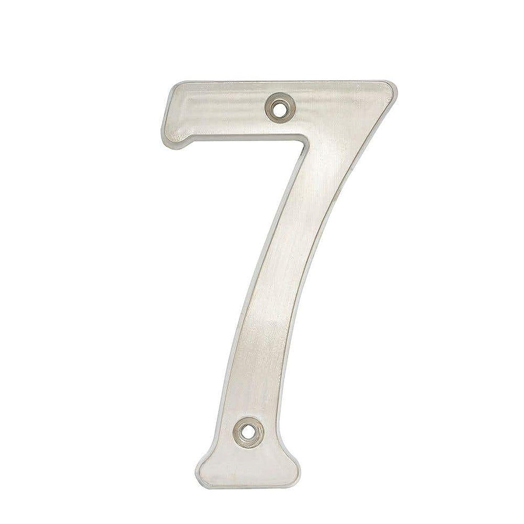 Número de Fachada Nº 7 Cromo Satinado