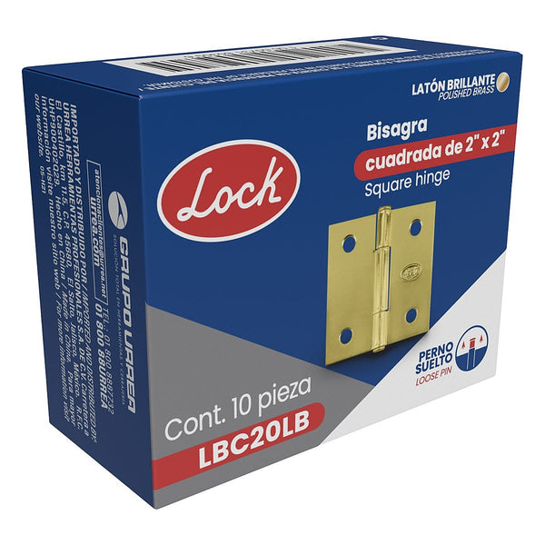 Bisagra Ligera Cuadrada 2” - U1 LBC20LB