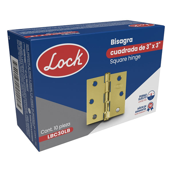Bisagra Ligera Cuadrada 3” - U1 LBC30LB