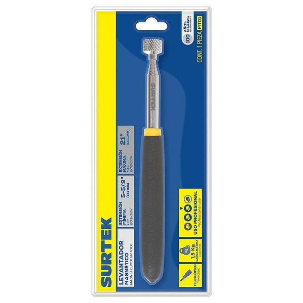 Levantador Magnético Capacidad 1.5 kg Extensión 5.1/8”-25.3/16” Telescópico