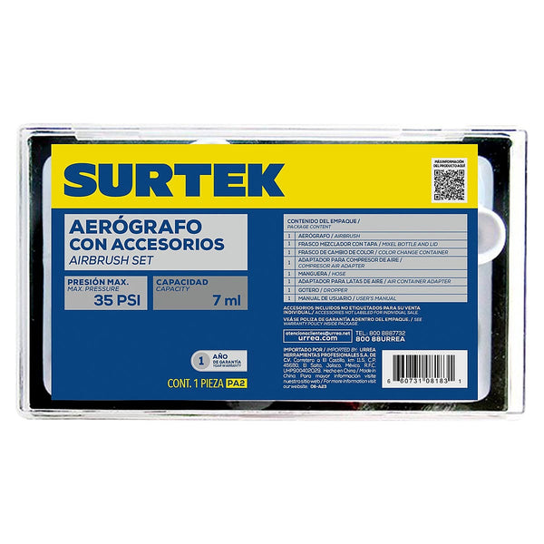Aerógrafo Cambio Rápido de Color - U1 PA2