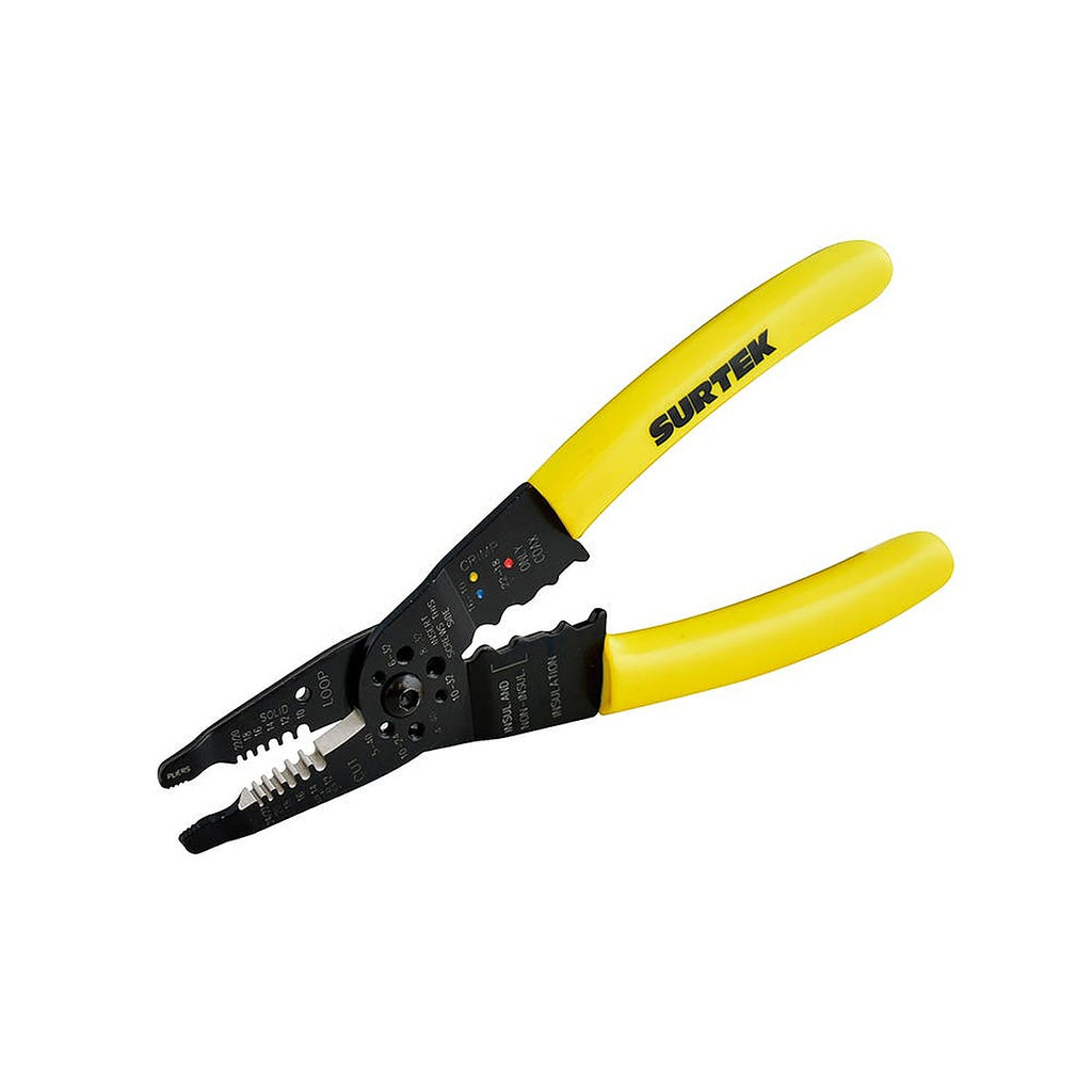 Pinza Pela Cable 10-22 AWG 8.1/4” Poncha Terminales-corta Tornillos - U1 PLC8