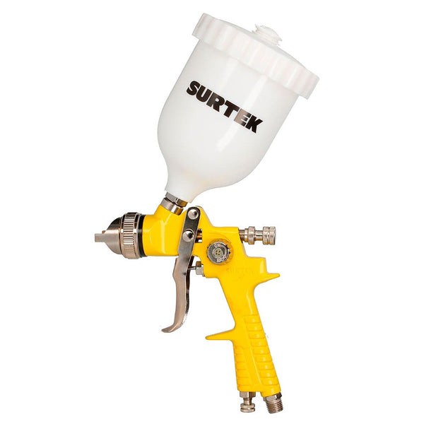 Pistola para Pintar de Gravedad Vaso Plástico 600 ml Boquilla 1.7 mm 7.5 Scfm 50 Psi