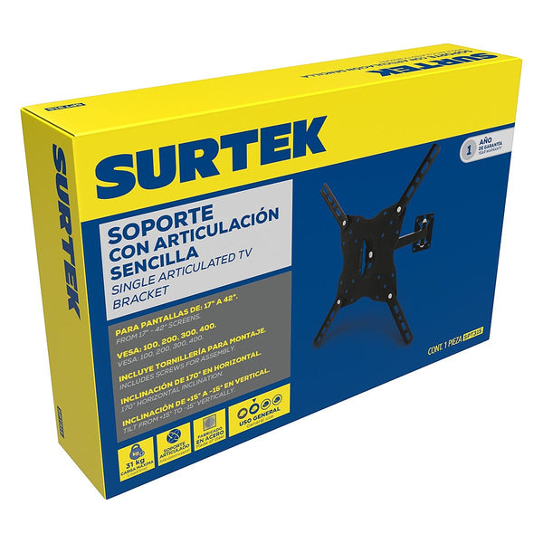 Soporte para TV 17”-42” 31 kg Sencillo