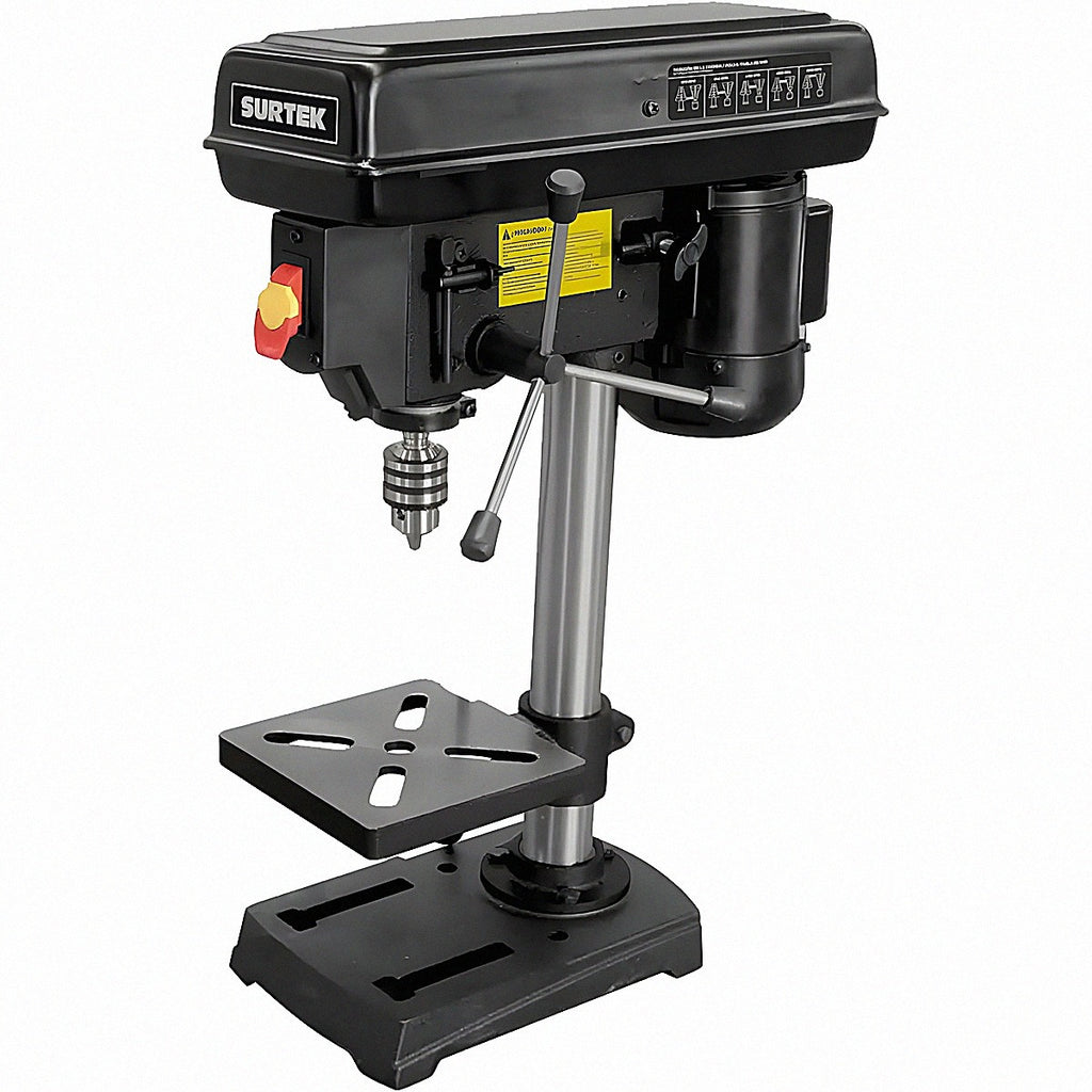 Taladro de banco 1/2" 1/3 HP 300 W 750-3200 RPM cono B16 5 velocidades