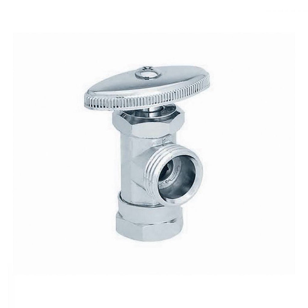 Llave Angular para Control de Agua Barrilito sin contratuerca Cromada - U3 3401BSC