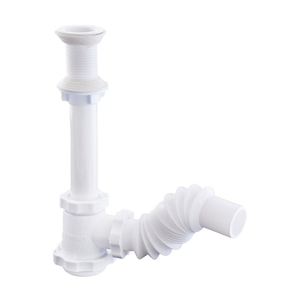 Cespol para Lavabo sin Cubierta Flexible Bote Chico
