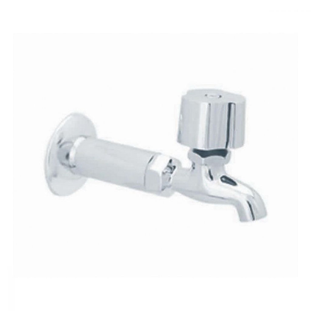 Llave para Fregadero 1/2” Cromo con Chapetón y Niple