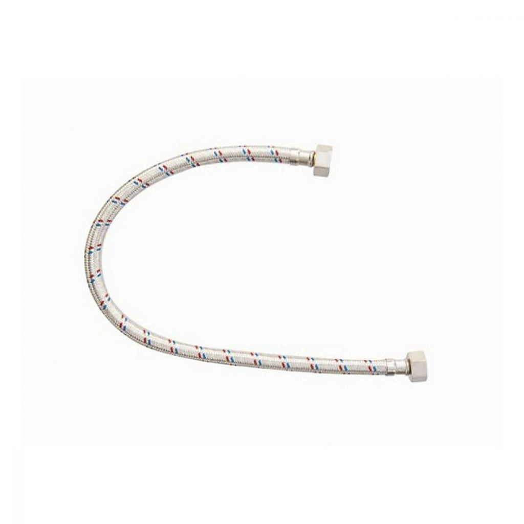 Manguera Tramada de Aluminio con Tuercas Acero Inoxidable 35 cm