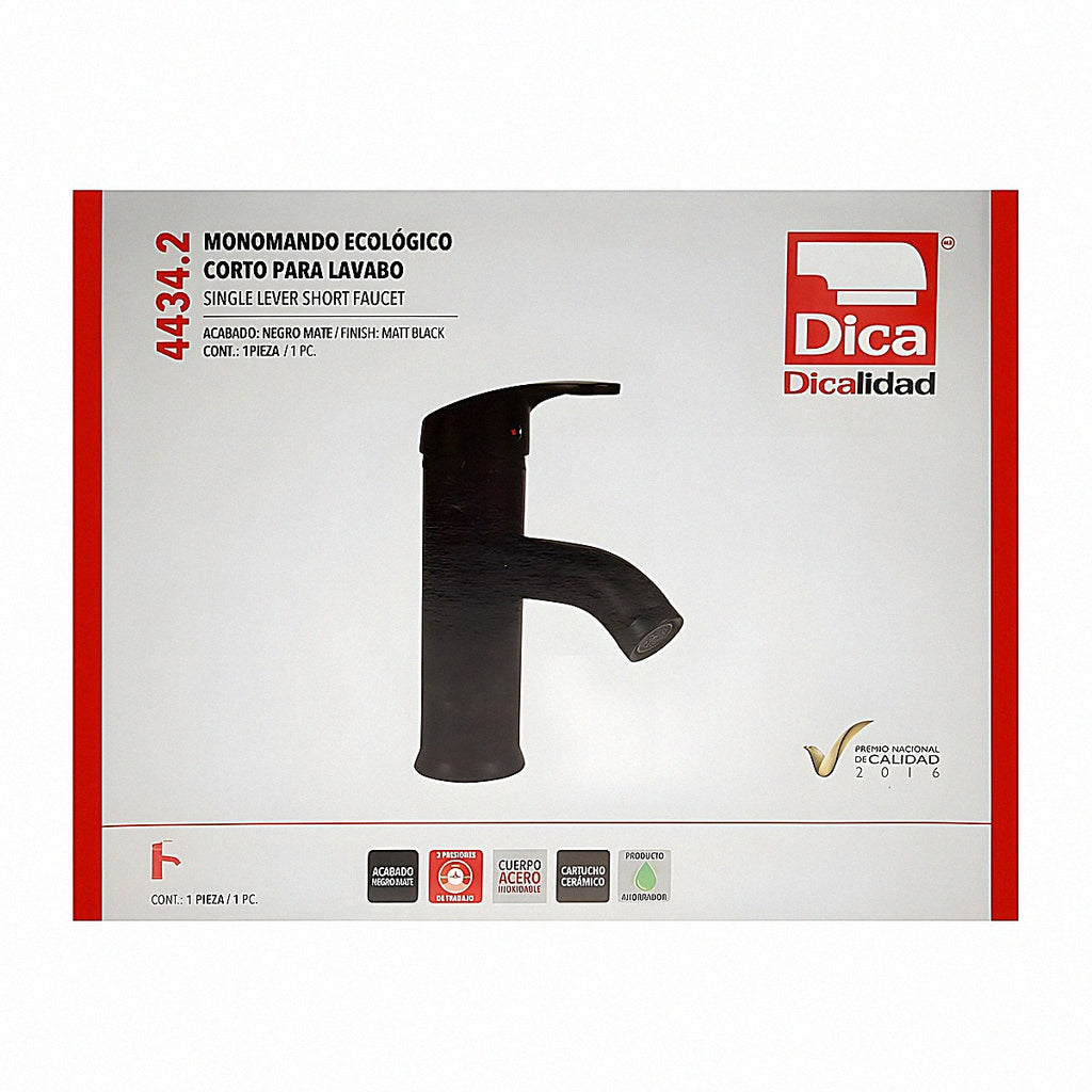 Monomando para Lavabo con Mangueras 18.3 cm Cromo