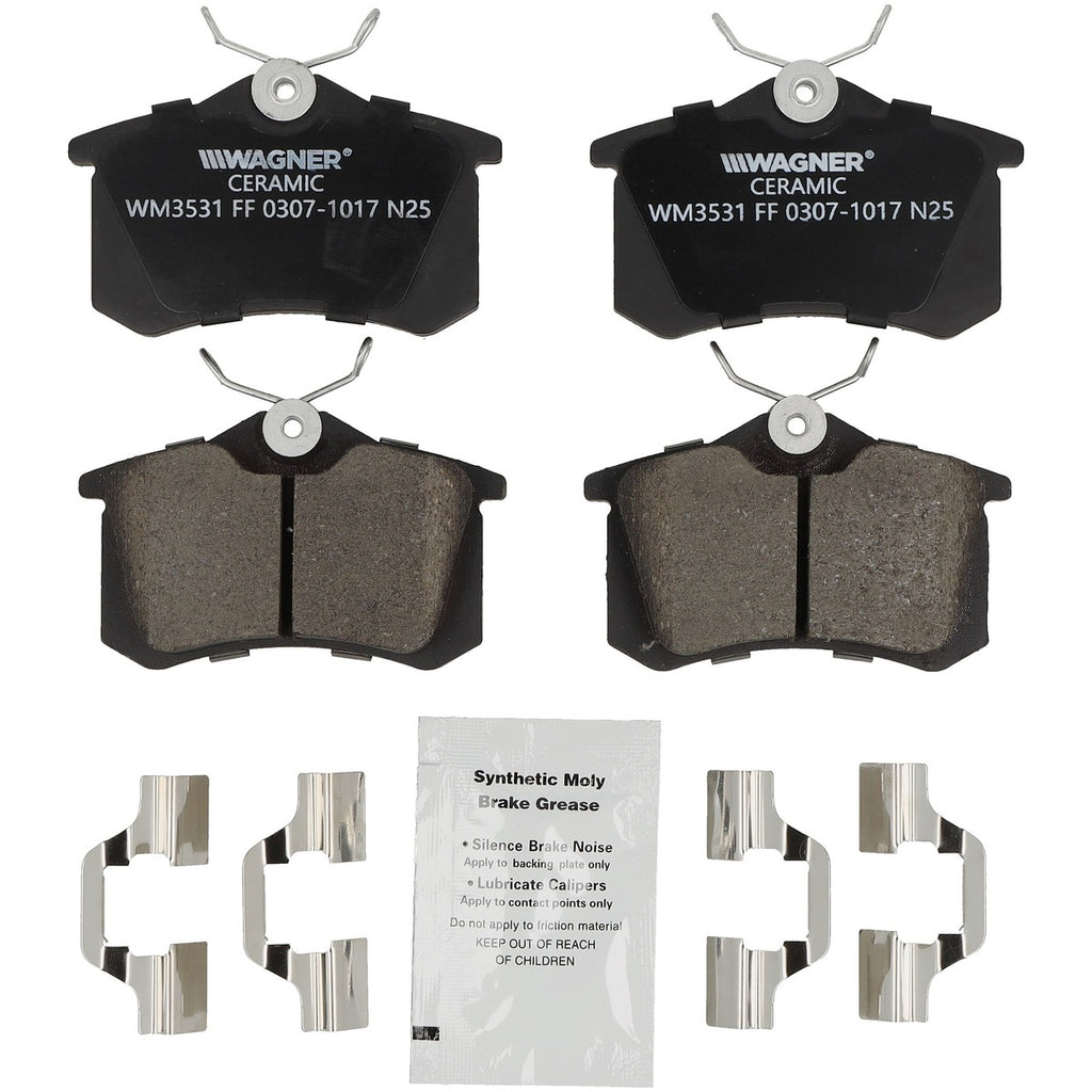 Balatas de Freno de Disco WAGNER WD1017