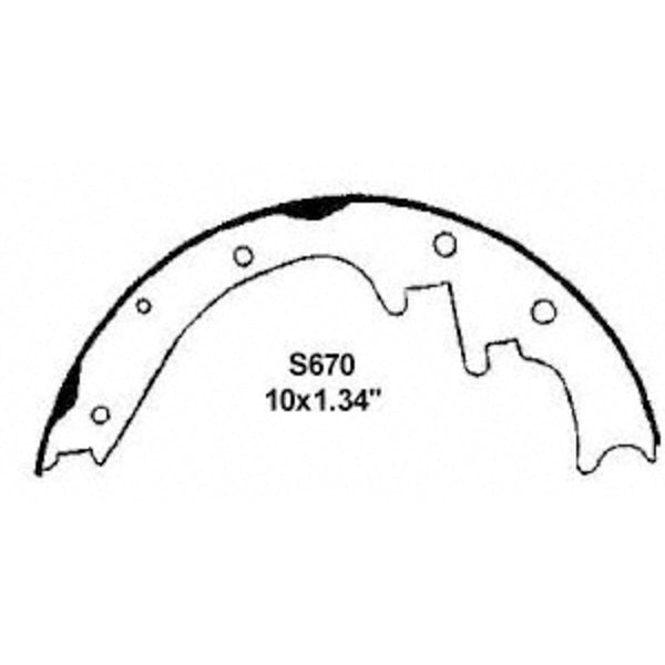 Balatas de Freno de Tambor WAGNER WZ670