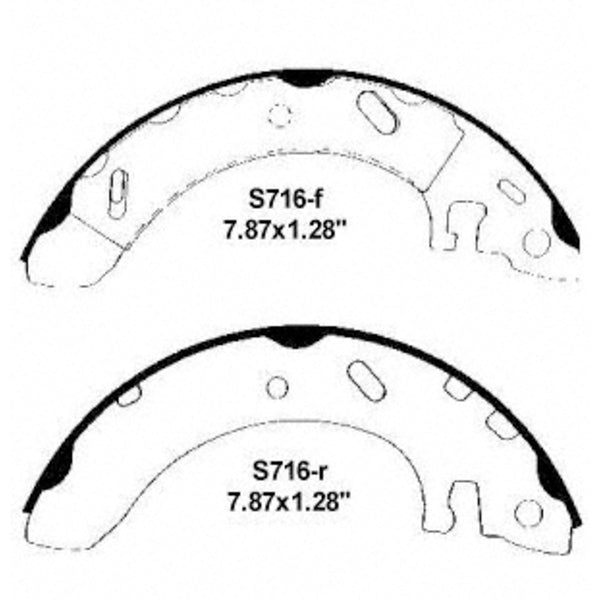Balatas de Freno de Tambor WAGNER WZ716