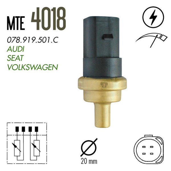 Sensor de Temperatura Refrigerante MTE-THOMSON 4018