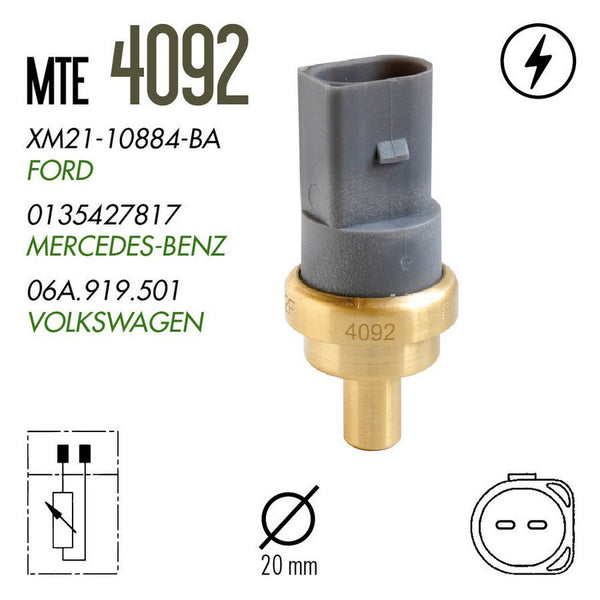 Sensor de Temperatura Refrigerante MTE-THOMSON 4092